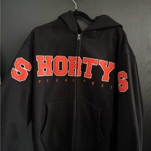 Shorty's Black and Red Hoodie